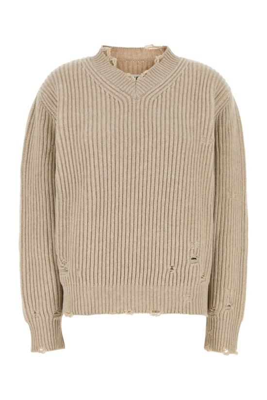 25FW MM6 메종마르지엘라 스웨터 S52HN0011M13138806M Beige