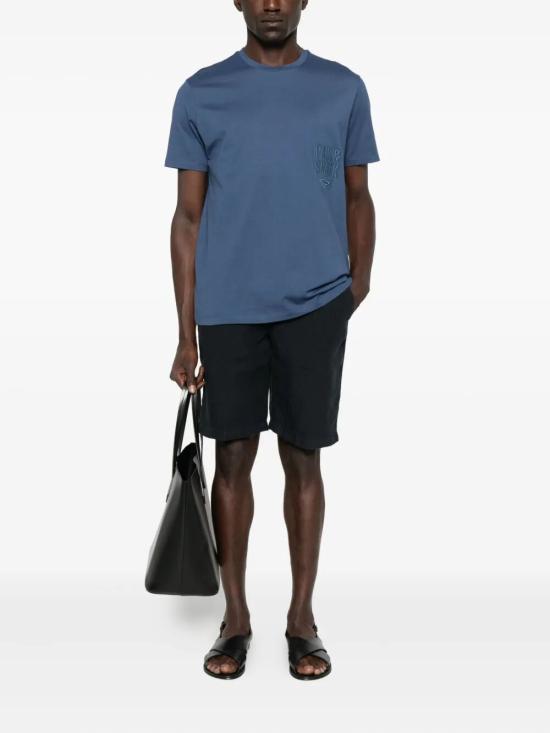 25FW 폴앤샤크 반팔 티셔츠 15311634 635 BLUE - PAUL & SHARK