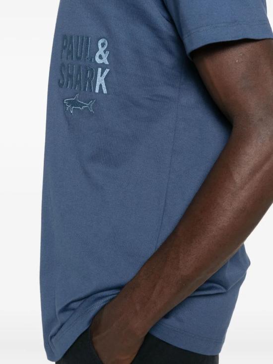 25FW 폴앤샤크 반팔 티셔츠 15311634 635 BLUE - PAUL & SHARK