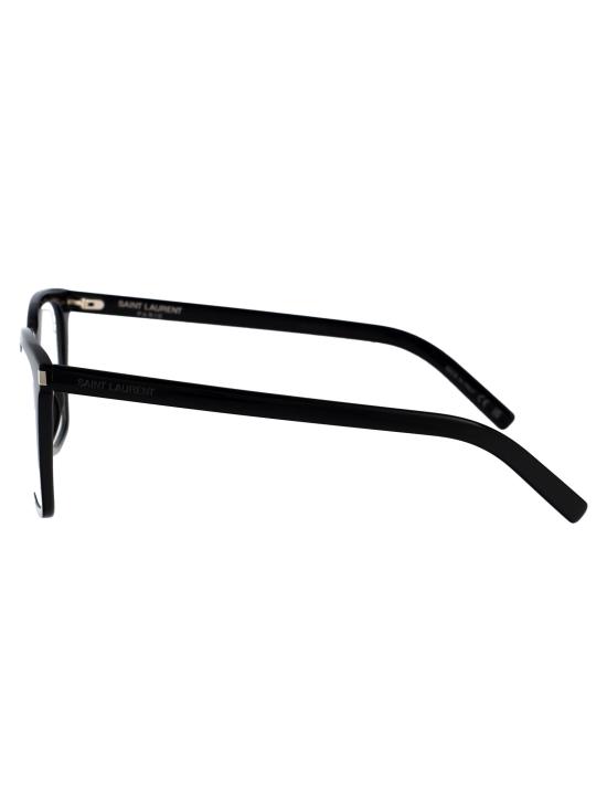 25SS 생로랑 안경 SL 717 SLIM 001 BLACK BLACK TRANSPARENT - SAINT LAURENT