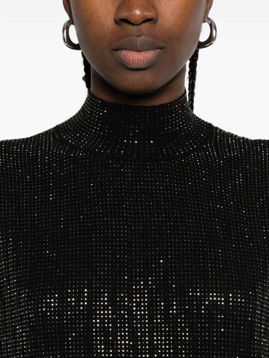 25FW 엠포리오 아르마니 미디 원피스 EW002689AF19921UC001 BLACK - EMPORIO ARMANI