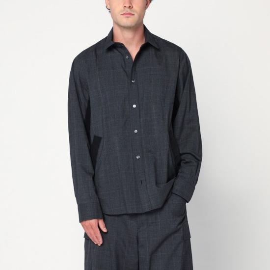 25FW 사카이 긴팔 셔츠 2503805MWO 301 GREY