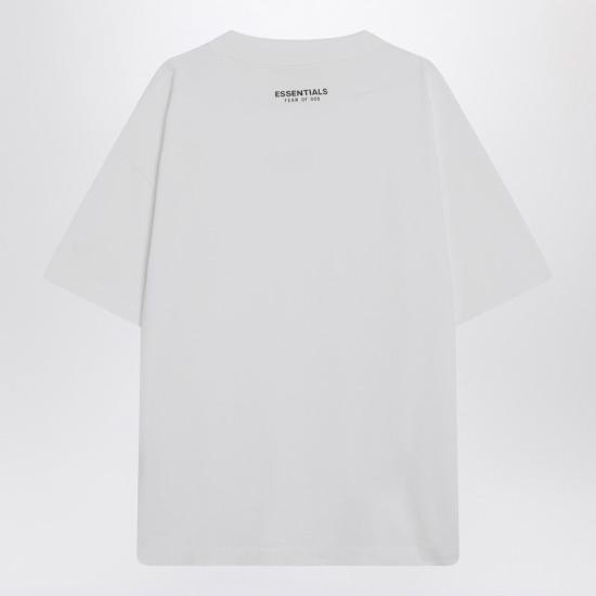 25FW 피어오브갓 반팔 티셔츠 125SP254284F BW WHITE - FEAR OF GOD