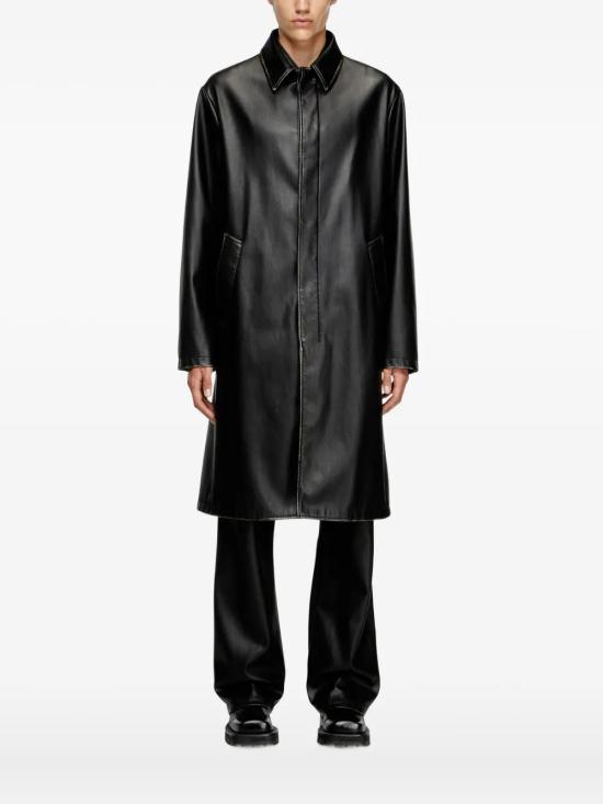 25FW 디젤 코트 A184960LHBE 9XX BLACK - DIESEL