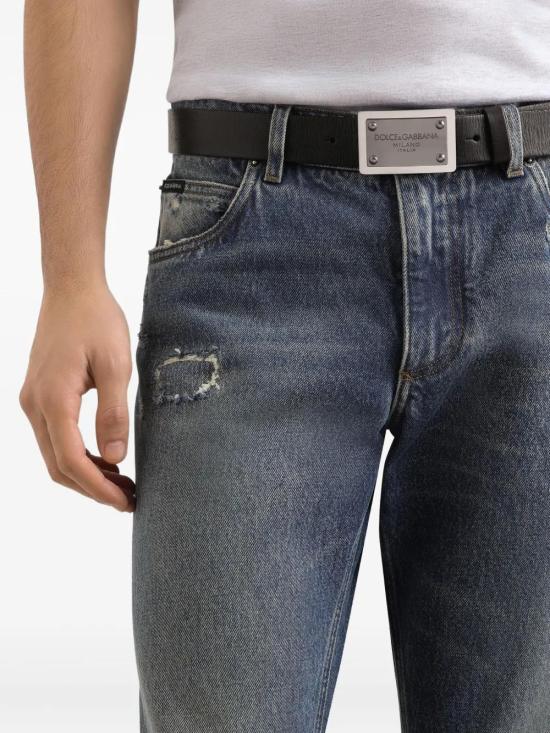 25FW 돌체앤가바나 스트레이트 팬츠 GYJCCDG8NK1 S9001 VARIANABB - DOLCE & GABBANA