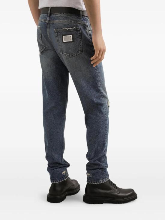 25FW 돌체앤가바나 스트레이트 팬츠 GYJCCDG8NK1 S9001 VARIANABB - DOLCE & GABBANA