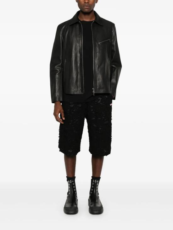 25FW 디젤 봄버 자켓 A154840IGAM 9XX BLACK - DIESEL