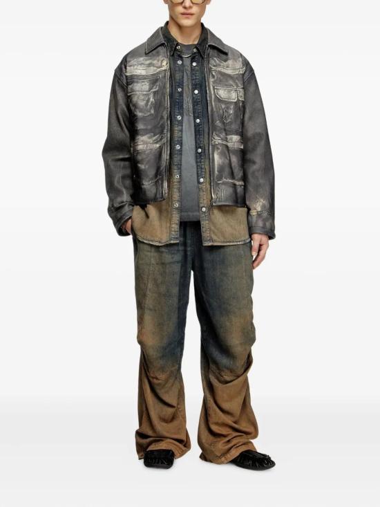 25FW 디젤 데님 자켓 A185330EPBT 9XXA BLACK - DIESEL