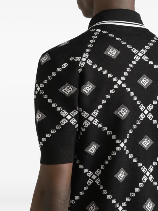 25FW 돌체앤가바나 폴로 티셔츠 GXZ02TJGMA7 HH8TA BCONERO - DOLCE & GABBANA