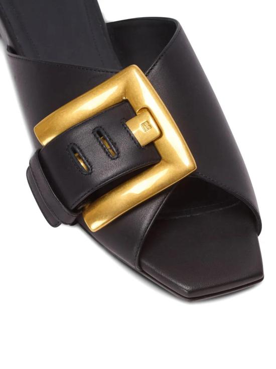 25FW 발망 샌들 FN1UP141LVIT 0PA NOIR - BALMAIN