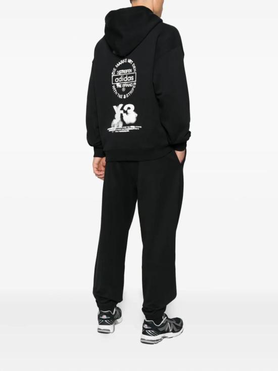 25FW 와이쓰리 후드 티셔츠 JX4748 BLACK - Y-3
