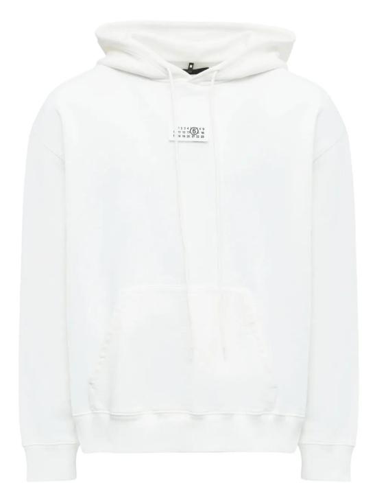 25FW MM6 메종마르지엘라 후드 티셔츠 SH0GU0033M25025 101 OFFWHITE