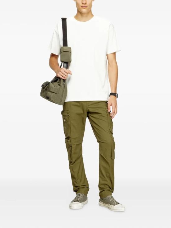 25FW 디젤 반팔 티셔츠 A195240AIJU 141 OFFWHITE - DIESEL