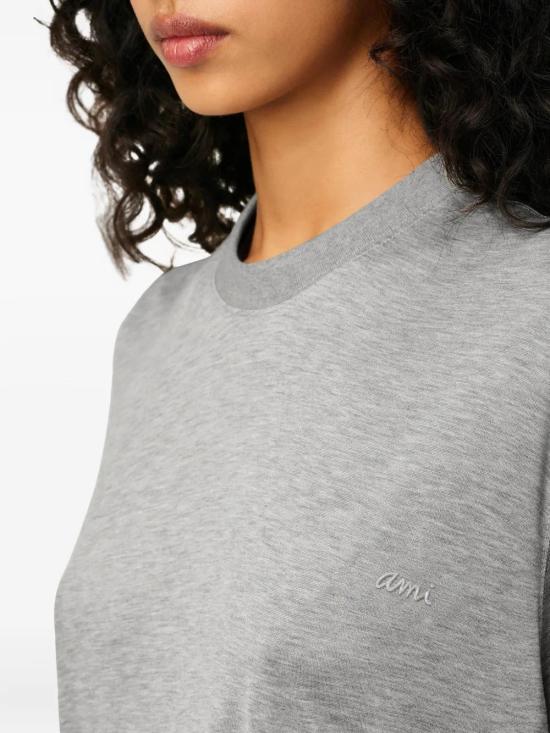 25FW 아미 반팔 티셔츠 H25UTS333JE0124 055 GRISCHINE - AMI