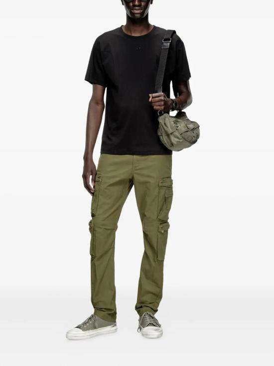 25FW 디젤 반팔 티셔츠 A195240AIJU 9XX BLACK - DIESEL