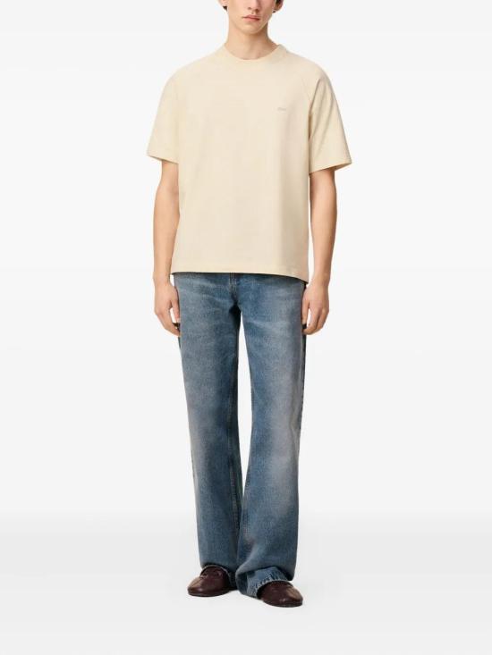 25FW 아미 반팔 티셔츠 H25UTS334JE0172 185 IVOIRE - AMI