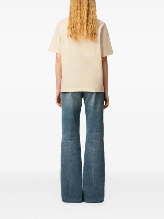 25FW 아미 반팔 티셔츠 H25UTS334JE0172 185 IVOIRE - AMI