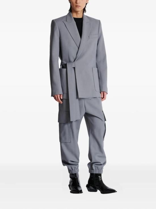 25FW 발망 반팔 티셔츠 FH1EF000GD84 EAC NOIRARGENT - BALMAIN