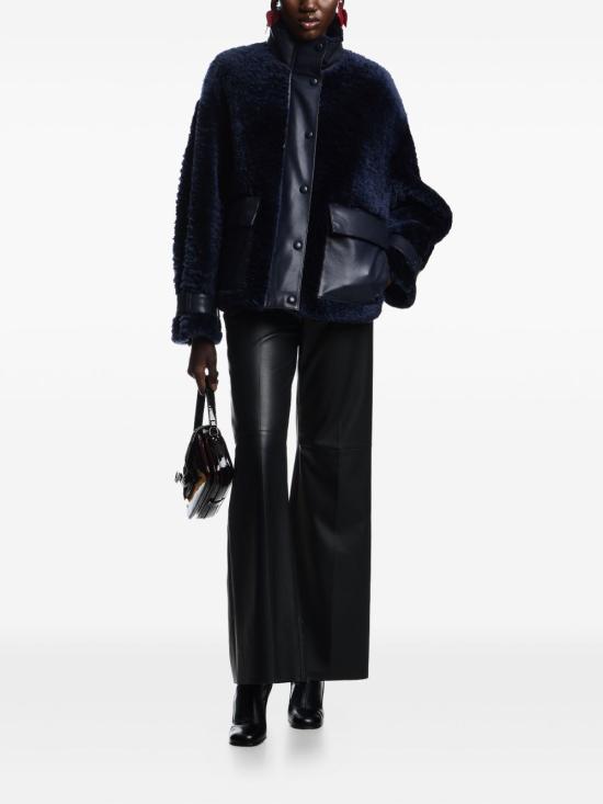 25FW 엠포리오 아르마니 스트레이트 팬츠 EW002156AF17176UC001 BLACK - EMPORIO ARMANI