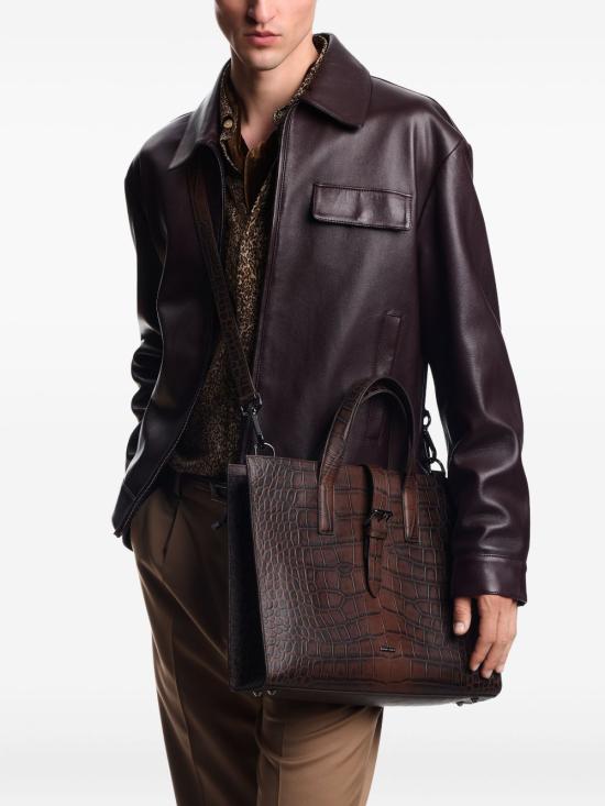 25FW 엠포리오 아르마니 토트백 EM003617AF19384U8125 BROWN - EMPORIO ARMANI