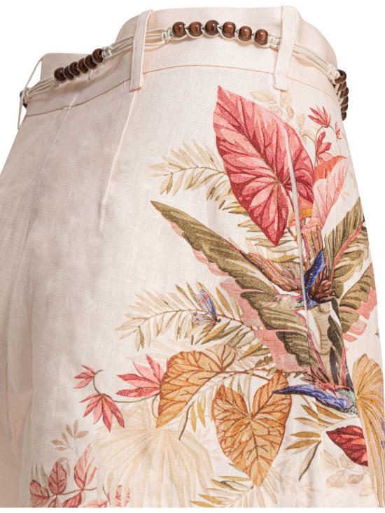 25FW 짐머만 숏팬츠 4557ASS253CRMPLMFLO PINK - ZIMMERMANN