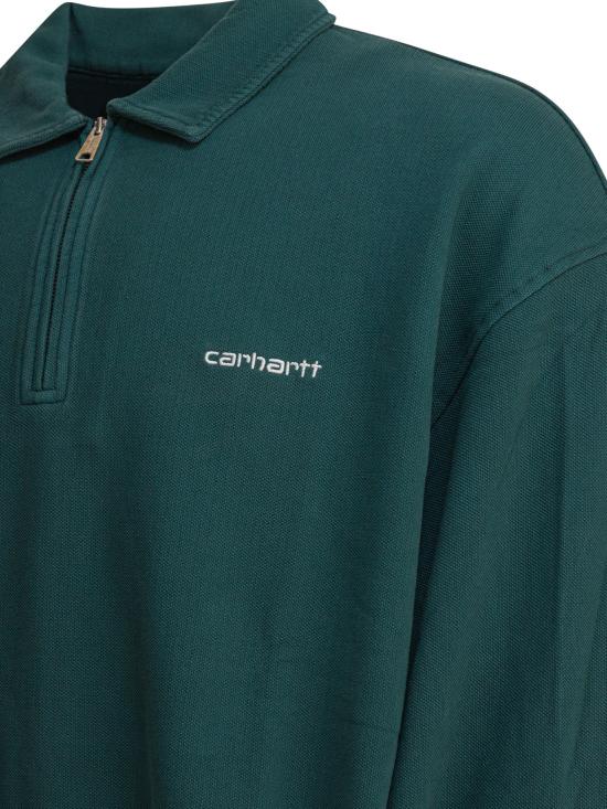 25FW 칼하트 WIP 스크립트 피케 스웨트셔츠 I03518832EGD03 GREEN - CARHARTT WIP