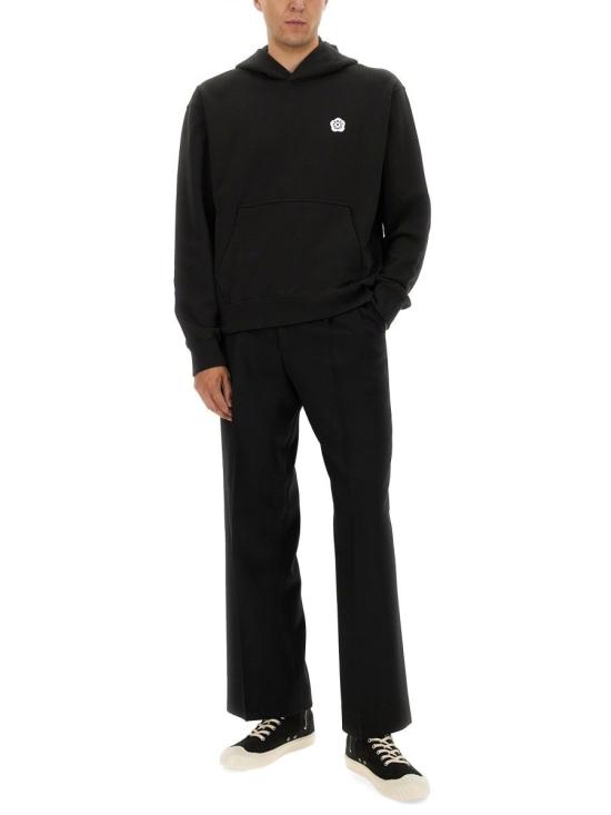 25FW 겐조 후드 티셔츠 FF65HO2574MF 99J BLACK - KENZO