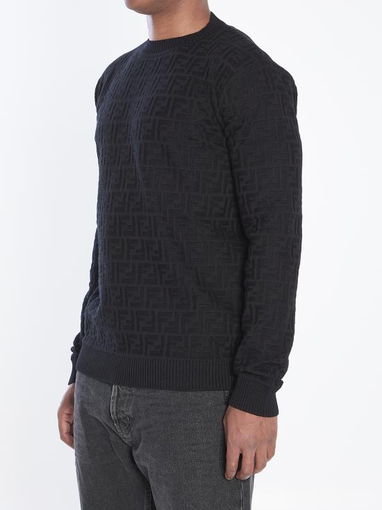 25FW 펜디 긴팔 티셔츠 FZX091AUW0 F0QA1 BLACK - FENDI