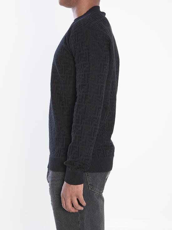 25FW 펜디 긴팔 티셔츠 FZX091AUW0 F0QA1 BLACK - FENDI