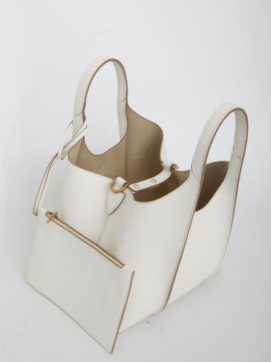  토즈 T 타임리스 미니 토트백 XBWTSBA9100Q8E B015 WHITE - TODS