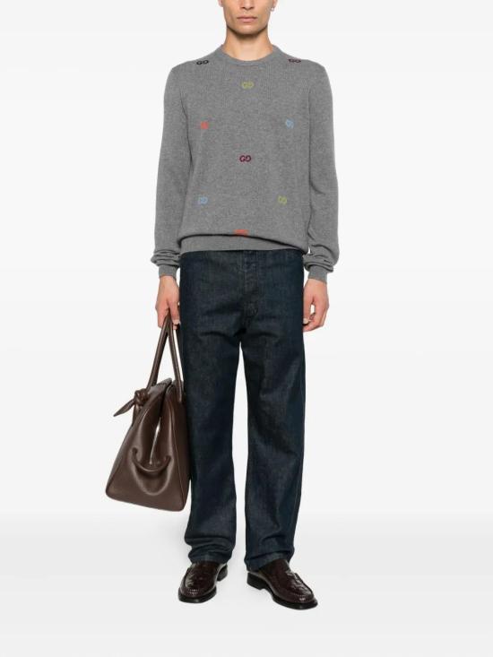 25FW 구찌 자수 로고 스웨터  833668XKEYH 1015 COOLIRONMC - GUCCI