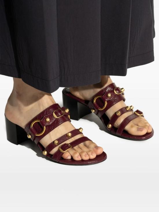 25FW 발렌시아가 샌들 840085WAD4Y 6089 BORDEAUXGL - BALENCIAGA