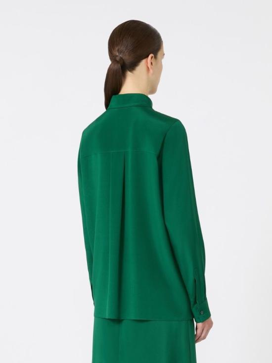 25FW 막스마라 셔츠 2521116018600 010 EMERALD - MAX MARA