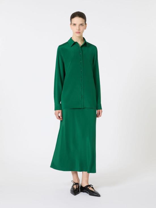 25FW 막스마라 셔츠 2521116018600 010 EMERALD - MAX MARA