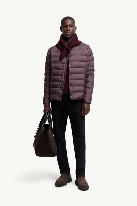 25FW 몽클레어 숏패딩 K20911A00134597X2 458 BURGUNDY - MONCLER
