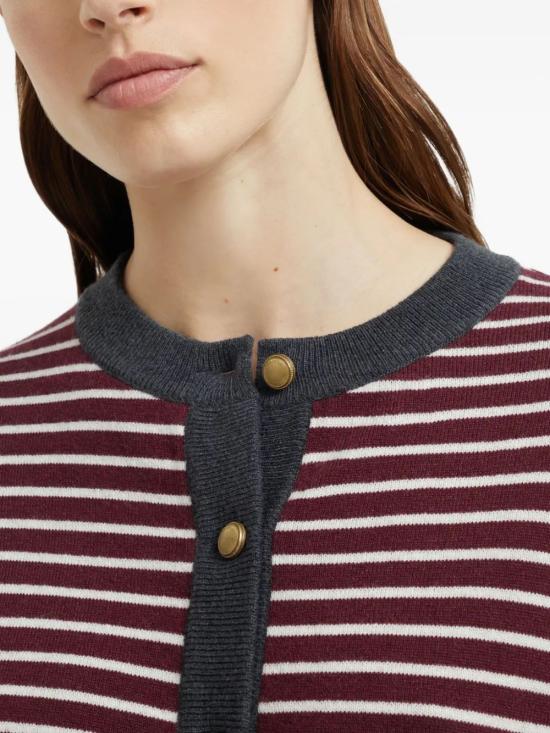 25FW 브루넬로 쿠치넬리 스트라이프 가디건 M16225106 CIW23 - BRUNELLO CUCINELLI