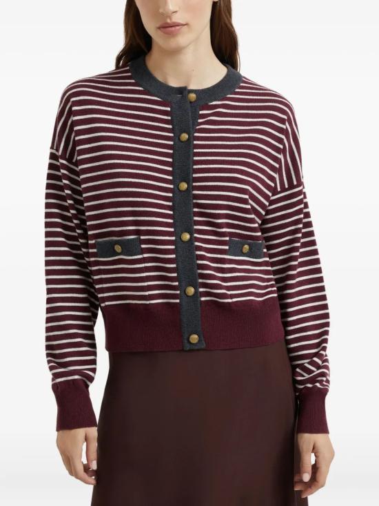 25FW 브루넬로 쿠치넬리 스트라이프 가디건 M16225106 CIW23 - BRUNELLO CUCINELLI