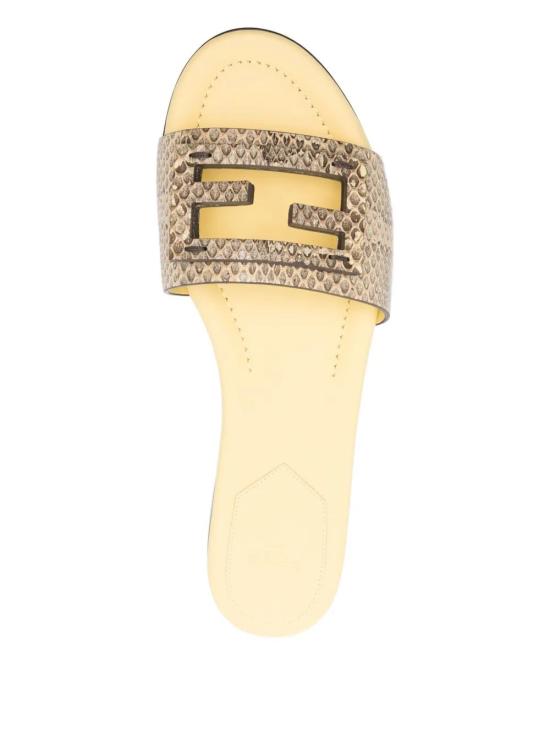 25SS 펜디 뮬/슬리퍼 8R8136AU30 F1SZ9 PALEYELLOW - FENDI