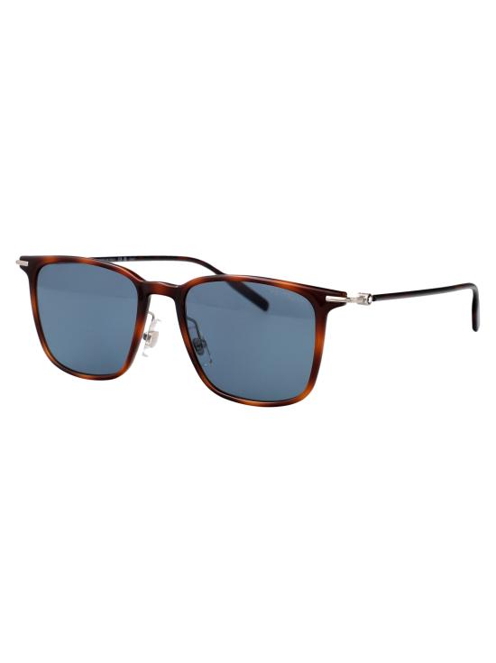25SS 몽블랑 선글라스 MB0354S 004 HAVANA SILVER BLUE - MONTBLANC