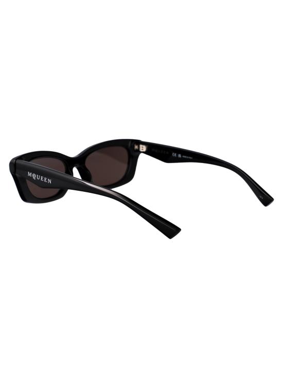 25SS 알렉산더 맥퀸 선글라스 AM0474S 001 BLACK BLACK GREY - ALEXANDER MCQUEEN