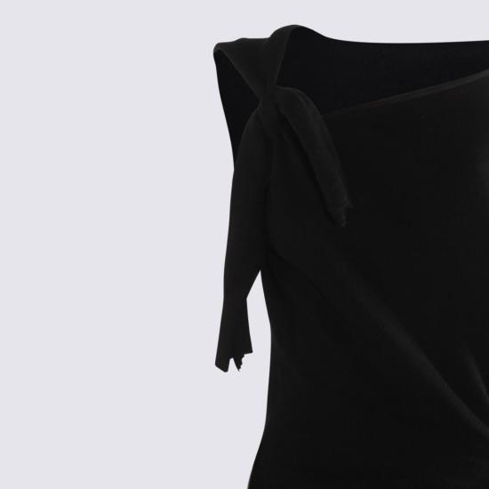 25FW 모스키노 원피스 252D048154000555 Black - MOSCHINO