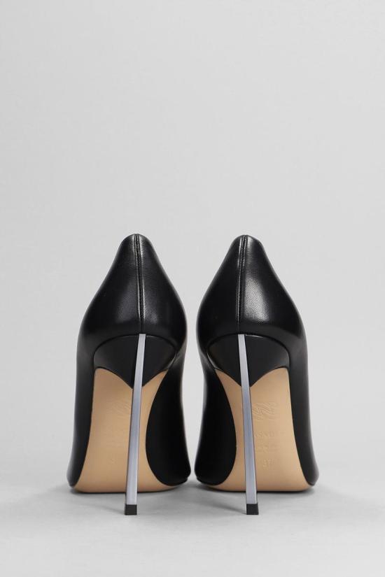 25FW 카사데이 뮬/슬리퍼 403397 1F940X100MC1588 Black - CASADEI