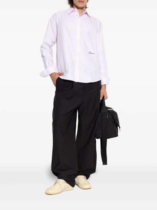 25FW 자크뮈스 긴팔 셔츠 25HSHM00541AW00539 LIGHT PINK 410 - JACQUEMUS