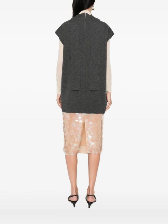 25FW 까르벵 스웨터 6252K21145FLANNEL Gray - CARVEN