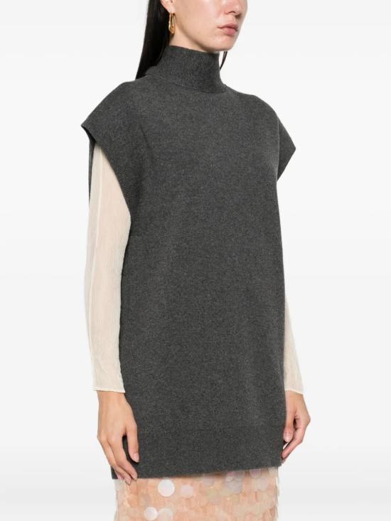 25FW 까르벵 스웨터 6252K21145FLANNEL Gray - CARVEN