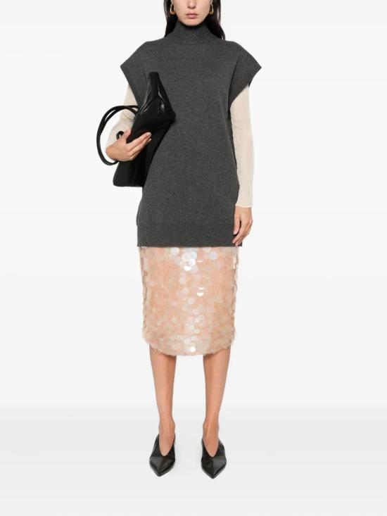 25FW 까르벵 스웨터 6252K21145FLANNEL Gray - CARVEN