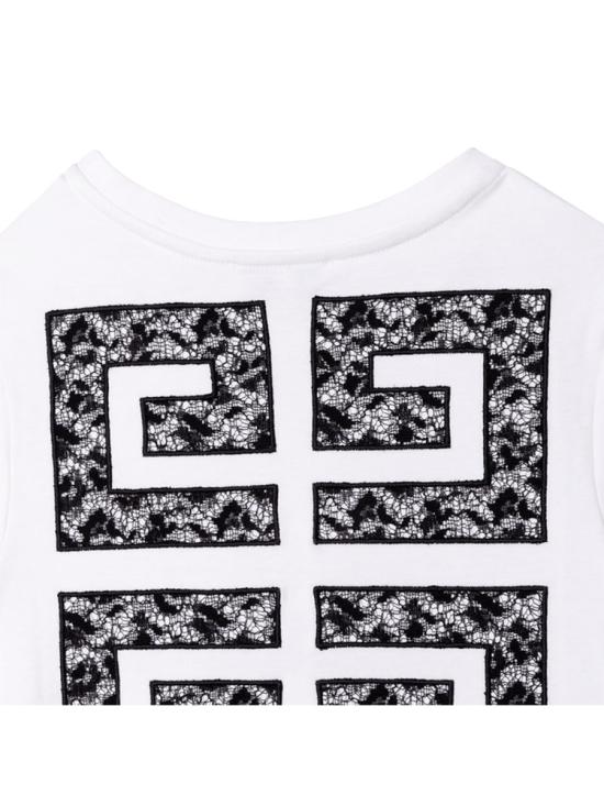 25SS [주니어] 지방시 미디 원피스 H12201T 10B WHITE - GIVENCHY