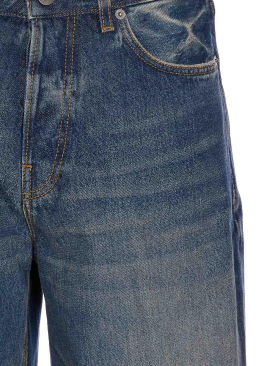 25FW 하이쿠레 스트레이트 팬츠 HEW03296DF180L0771 Blue - HAIKURE