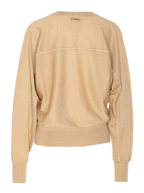  핑코 긴팔 티셔츠 105417A2PUC65 Beige - PINKO