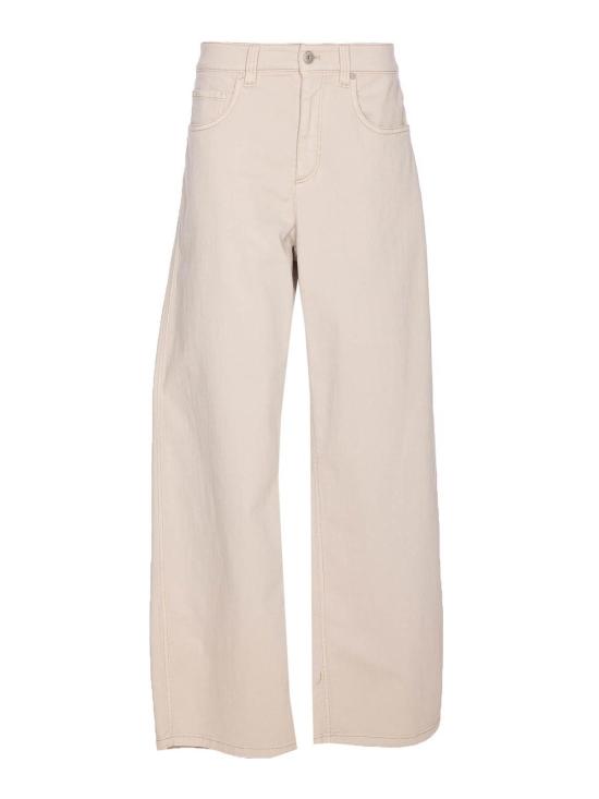 25FW 브루넬로 쿠치넬리 스트레이트 팬츠 MH137P4021C9443 Beige